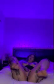 Ravengriim Strip teasing on bed so hot – Onlyfans video leak