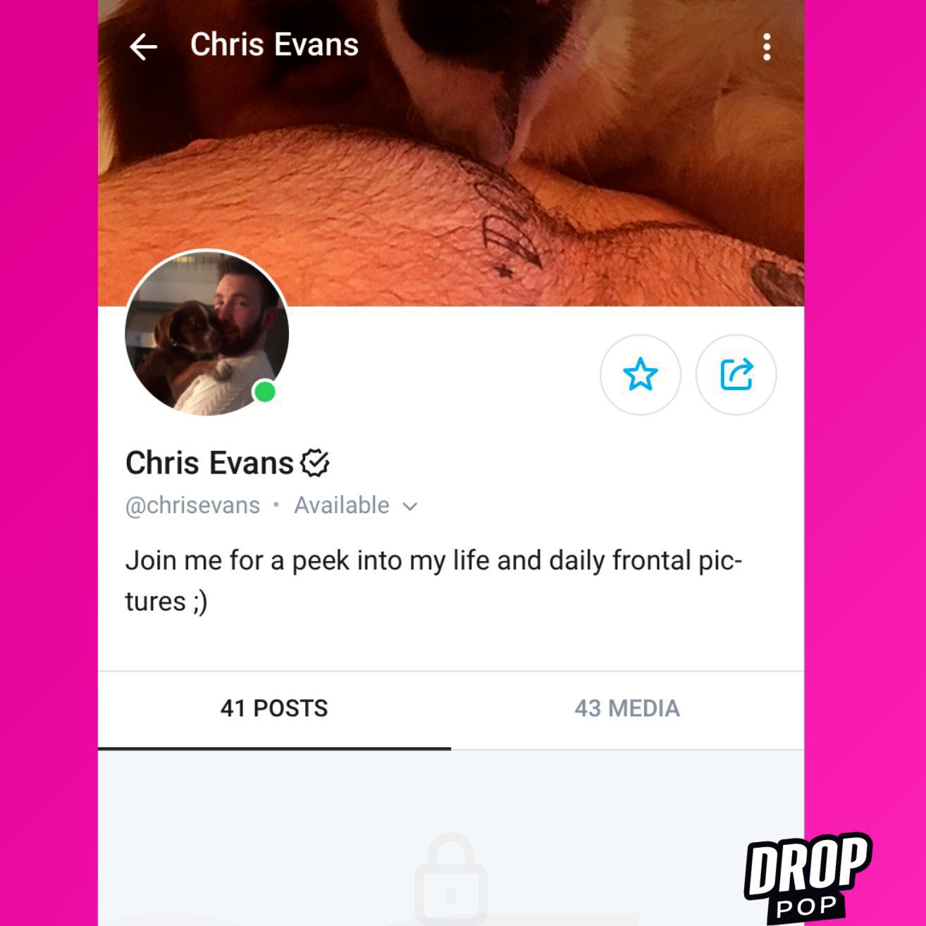 Chris Evans has officially joined OnlyFans – So hot